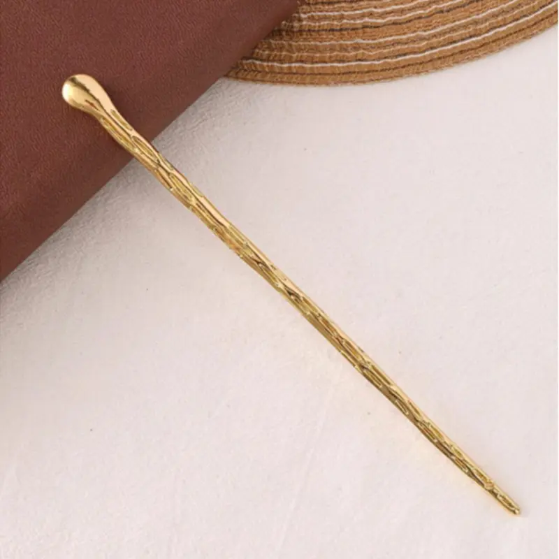 Texture Metal Hair Pin, Fashionable Hair Accessories for Women & Girls, Minimalist Headwear Suitable for Thick Hair, Fashion Hair Accessories for Party, Daily Clothing Decor, Barrettes Hair Clips, Hairpins