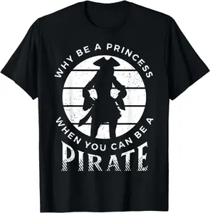 100% Cotton Funny Pirate Freebooter Buccaneer Caribbean Adventure Shirt T-Shirt
