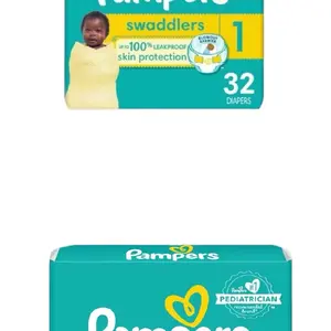 Original Quality Pampers Baby Dry Diapers - All Sizes