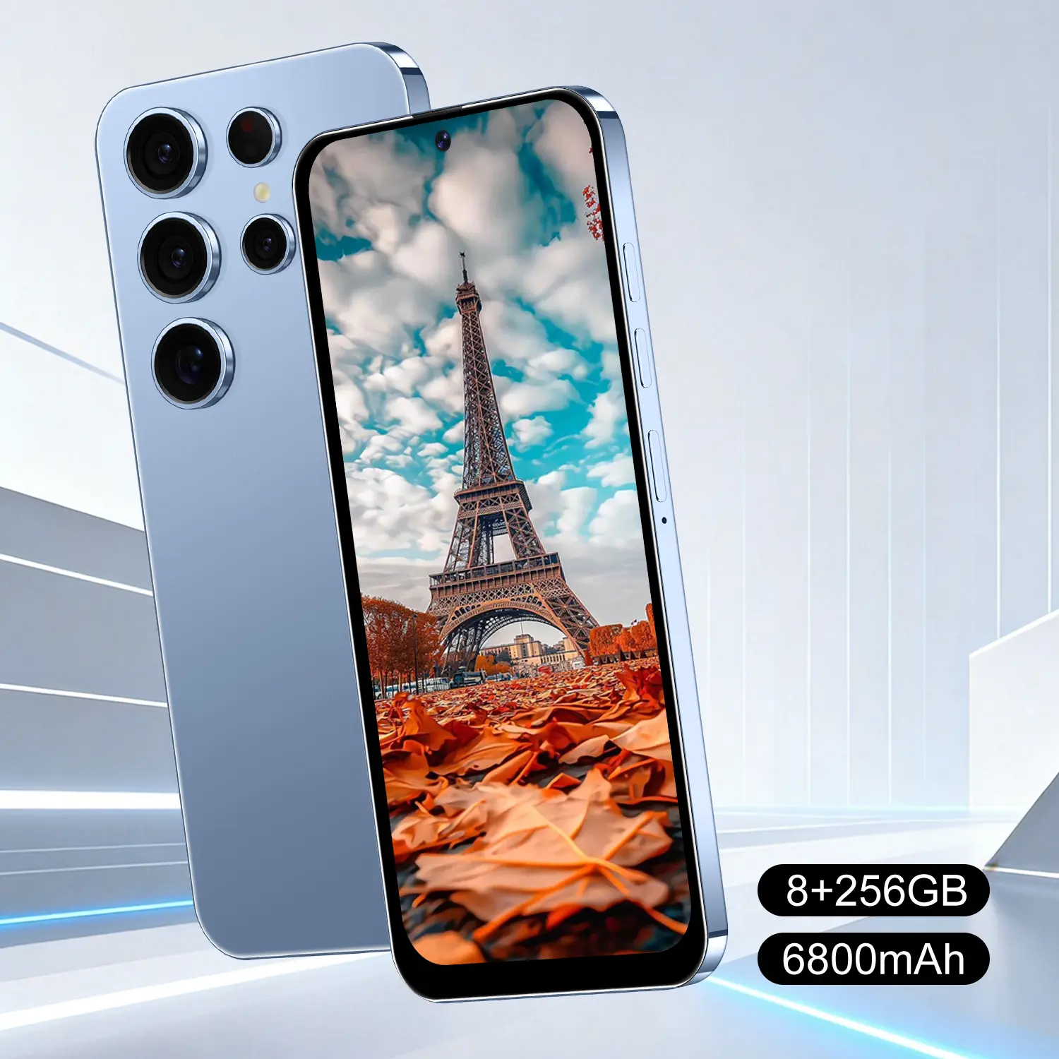 Unlocked 5G Smartphone, 6.8 Inch HD Screen, Dual SIM Mobile Phone, Large Battery Android Phone Multi Colors Cellphone