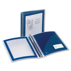 Avery AVE17638 Flexi View Binder- 1.5 in. Capacity- Navy