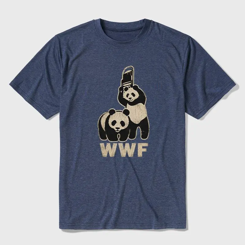 WWF Panda Ultra Soft Heather Tee,clothes for back to school,first day of school outfits