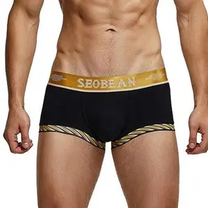 Men's Flat Cornered Underwear with Low Waist & Abdominal Compression Solid Color Comfortable Supportive Everyday Wear for Menswear Smooth Fit Briefs - Layer, Cotton Briefs