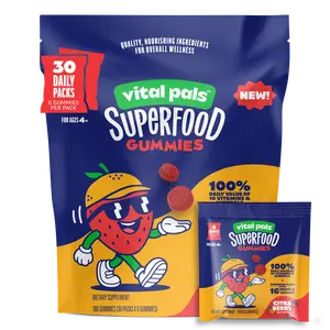 Vital Pals Superfood Gummies, Citra Berry Flavor, 30ct Bag