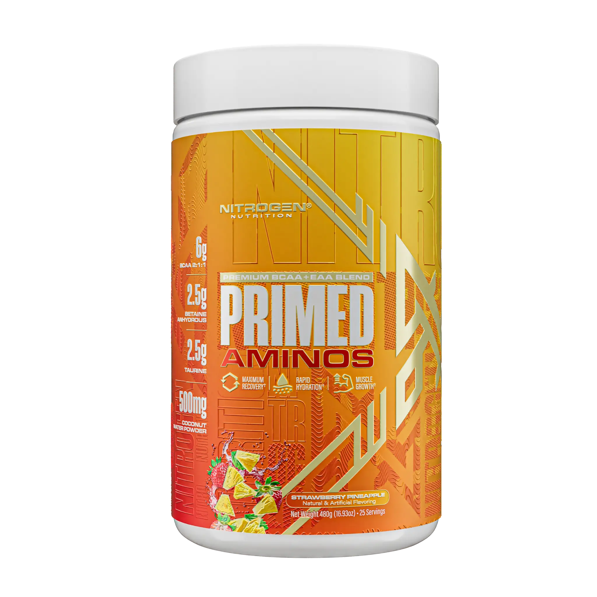 Nitrogen Primed Aminos For Men & Woman | Premium EAA Powder with Essential Amino Acids & Electrolytes | Supports Muscle Recovery, Hydration, Lean Muscle Maintenance, Workout Performance & Daily Training Recovery