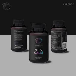 Valence Nutraceuticals NervCalm Advanced Stress Relief & Nervous System Support with L-Theanine, L-Glycine, and Adaptogens for Calm Focus and Mood Balance