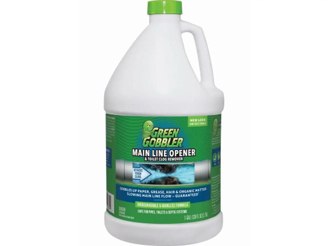 Main Line Opener & Toilet Clog Remover, High-Density Liquid Industrial Drain Cleaner, 9.5 lbs Household Bathroom Drain Unclogging Solution