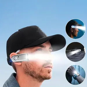 Rechargeable Ultra-Bright Headband Sports Flashlight, Motion Sensor Headlamp, Lightweight Portable Magnetic Clip, 5 Lighting Modes