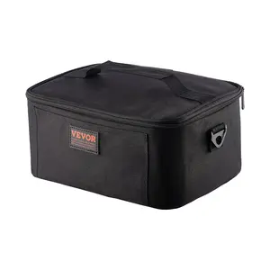 Summervibes VEVOR 3-in-1 Portable Oven, 12V/24V/110V Portable Food Warmer, 80W (Max 100W) Portable Mini Personal Microwave, 2QT Electric Heated Lunch Box for Car, Truck, Travel, Office, Home (Black)VEVOR Super Brand Day