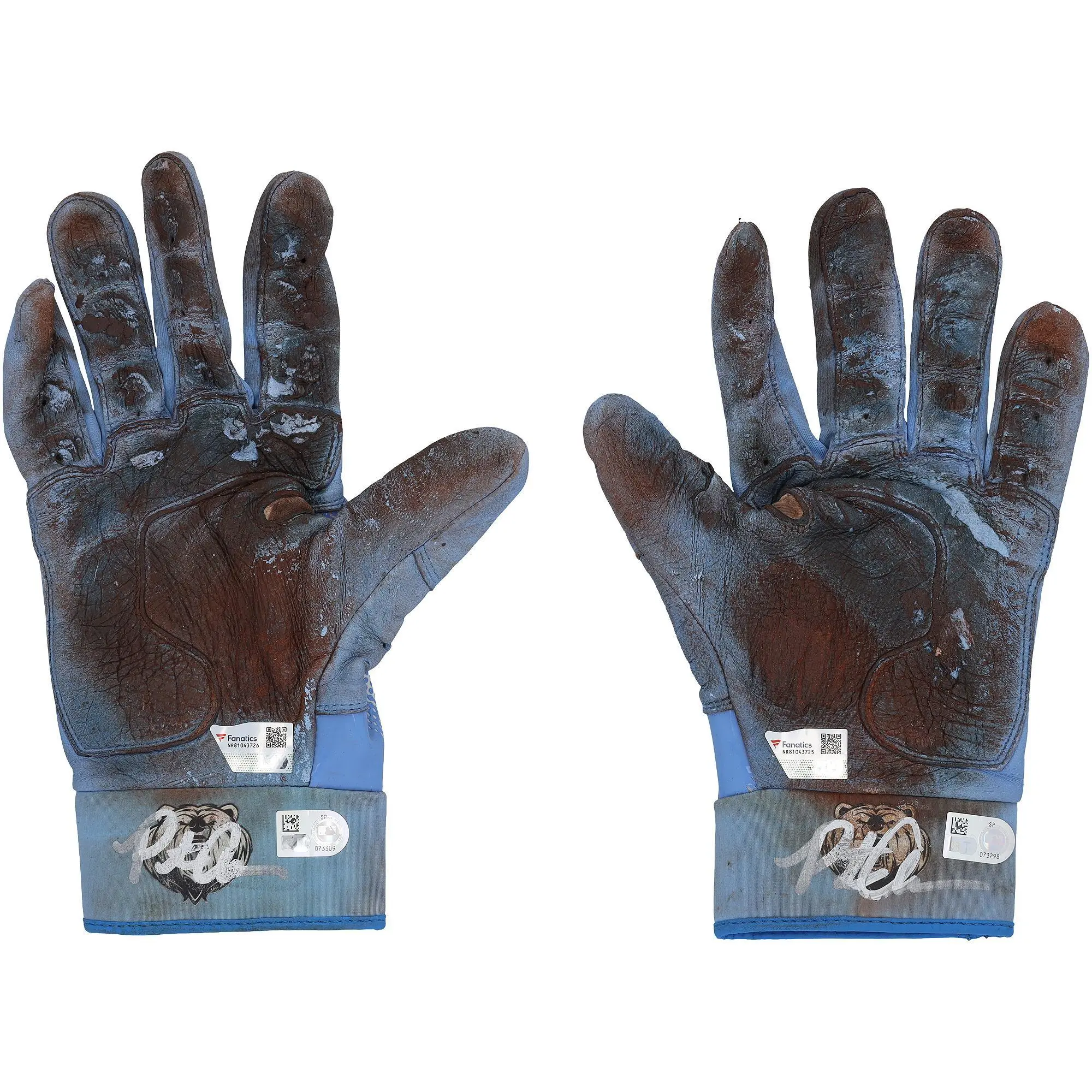 Pete Alonso New York Mets Autographed Game-Used Blue Nike Batting Gloves from the 2025 MLB Season - NR81043725-26 - Fanatics Authentic Certified - MLB Memorabilia