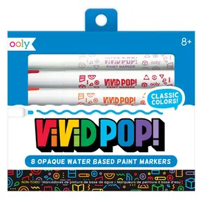 OOLY Vivid Pop!: Opaque Water-Based Paint Markers