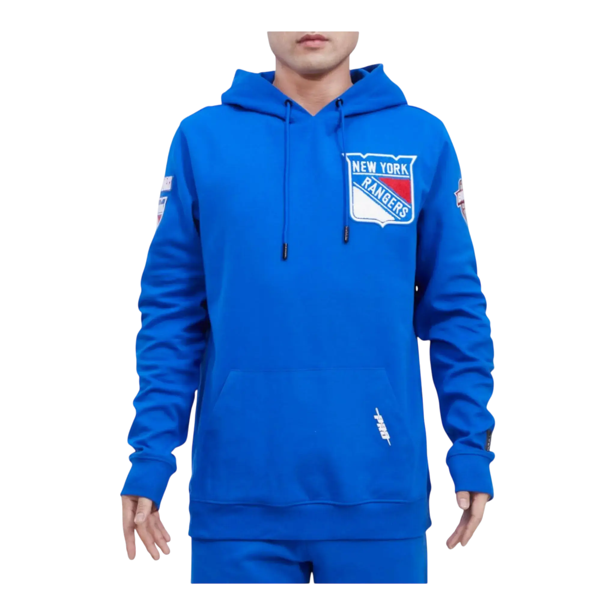 Pro Standard NHL New York Rangers Classic Pull-Over Hoodie in Royal Blue | Men's