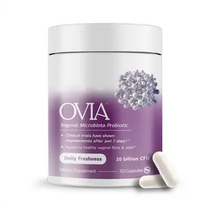 Ovia Women’s Probiotic – 20 Billion CFU for Odor Control, pH Balance & Yeast Balance (60 Capsules)