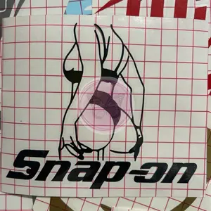 Snap On Booty Decal, Snap On Decal