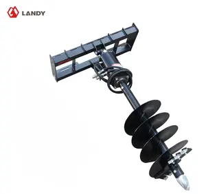 18" Heavy-Duty Auger for Skid Steer - Drill Big Holes for Tree Planting