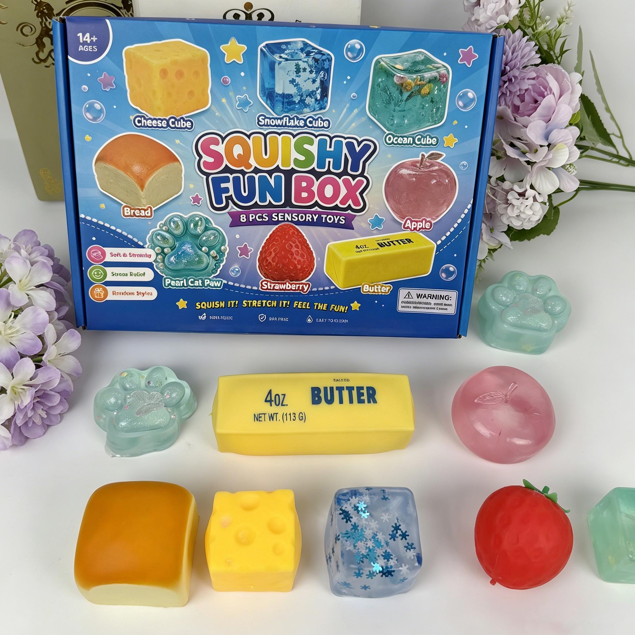 8-Piece Cute Animal Squishy Gift Pack, Malt Sugar Slow-Rebound Fidget, Assorted Sensory Stress Relief Bundle, Perfect Party Favor & Holiday Present 8-Piece Cute Animal Squishy Gift Pack, Malt Sugar Slow-Rebound Fidget, Assorted Sensory Stress Relief Bundle, Perfect Party Favor & Holiday Present