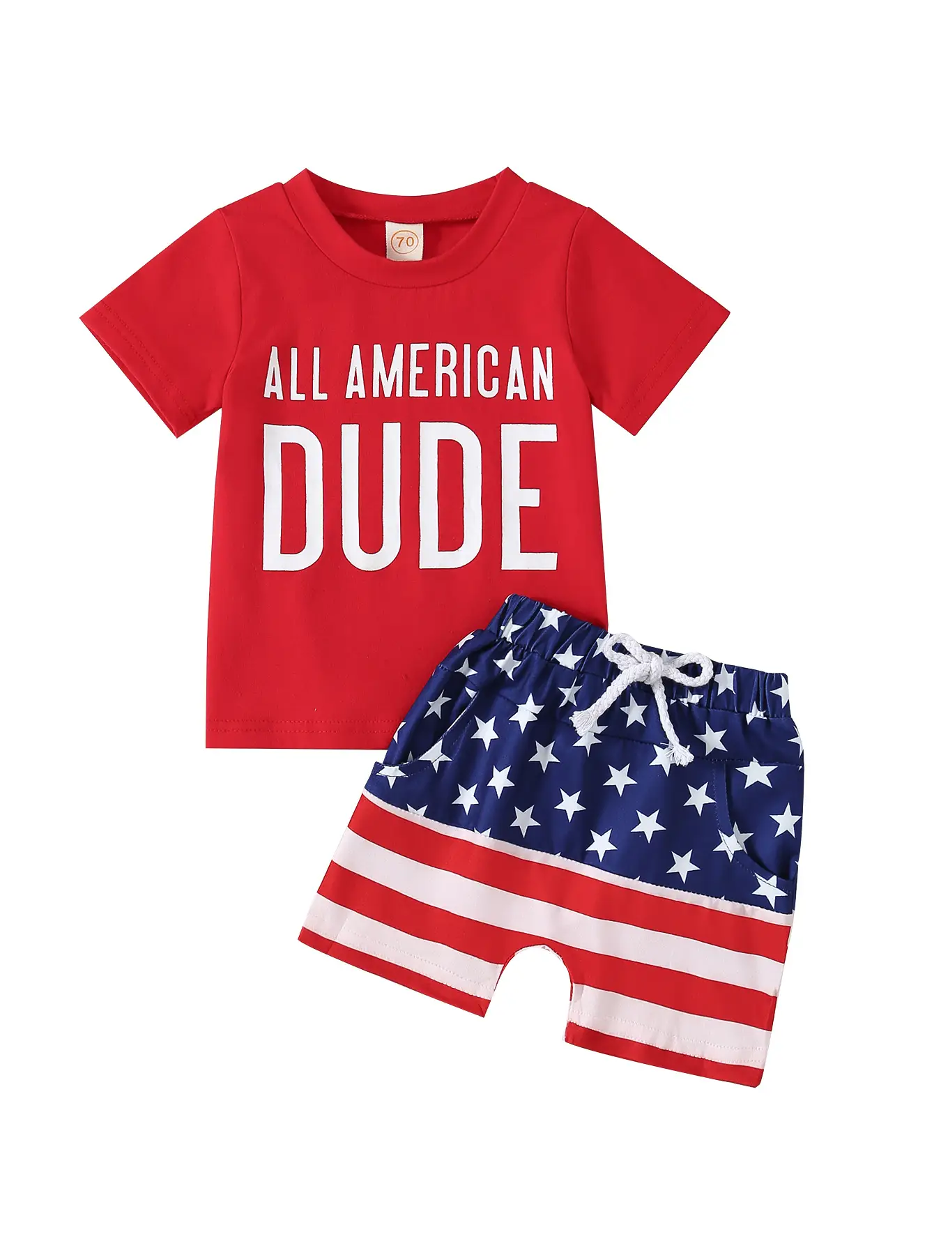 Baby Boy 4th of July Independence Day Toddler Shorts Outfit Red White Pants Clothing Sets Clothing Baby boy Clothes Products #springtok