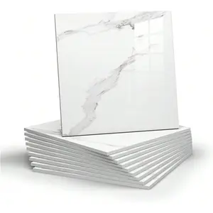 10pcs Marble Peel and Stick Backsplash Waterproof Washroom Wall Panels, Peel and Stick Tile, PVC Wall Panels for Kitchen, Bathroom - 11.8"x11.8"Kitchen Tile