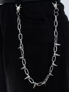 Unisex Punk Hip-Hop Street Dance Jeans Waist Chain, Chains For Pants, Boho Style Baroque Pattern, Fashionable Versatile Pants Accessory