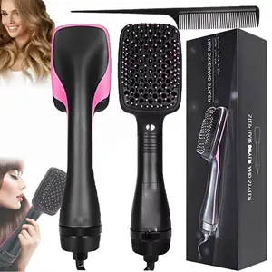 Hair Straightener Brush, 20s Fast Heating Hair Straightening Comb, Adjustable Temperature Setting & Anti-scalding Hair Styling Tool for Women