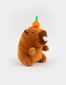 FULL TILT Capybara Bubble Plush Bag Charm, Brown