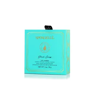Beach Grass Boxed Flower Body Wash Infused Bath Sponge