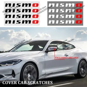 Car Door Handle Sticker Body Decoration Decal for Nissan Nismo Patrol Maxima Qashqai J10 Juke Leaf Micra Sentra Note March Car Decals Car Stickers