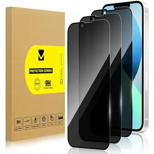 3 Pack  Screen Protector for  13 [Anti-Spy Tempered Glass], Ultra , Anti-Scratch, Bubble-Free, Easy Install 9H Protective Glass for  13