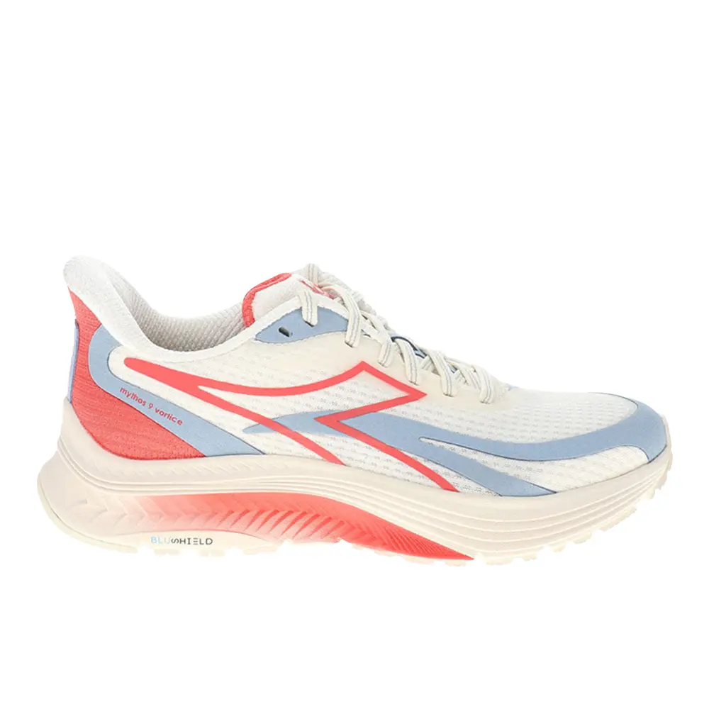 diadora Womens Mythos Blushield 9 Vortice Running Sneakers Shoes - Blue, White