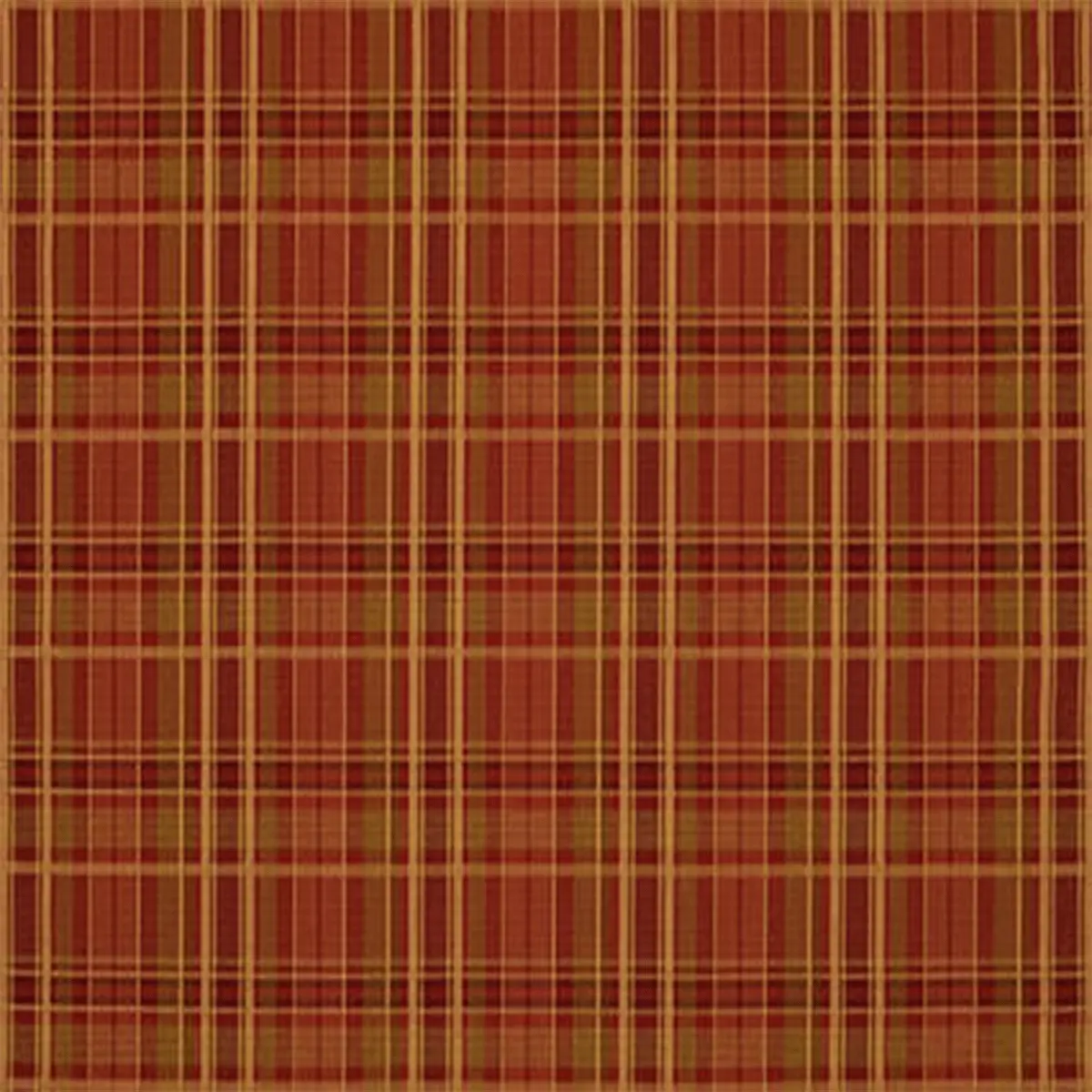 Burgess Plaid Antique Red Curtain Fabric by the Yard | 59–60″