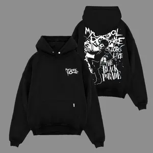 My Chemical Romance v2 Long Live: The Black Parade Tour 2026 Oversized Premium Cotton Hoodie Sweater T-Shirt, The Dreamers Hoodie Sweater T-Shirt , Vintage Music Merch Sweatshirt Hoodie T-Shirt, Retro 90s Rap Style, New Album Gift For Fans