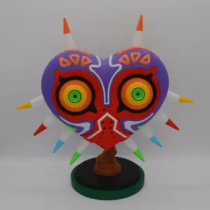 Majora's Mask with stand: Legend of Zelda Mask - A great 3D Printed Tribute! Comes with Stand and Wall Hanger - As Shown, Hot Item! Fan Art