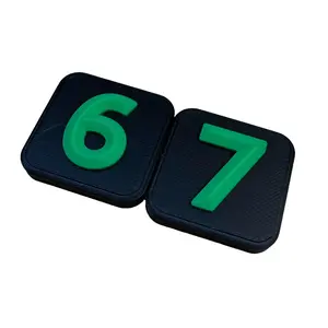 67 Square Fidget Slider Texture Focus Tool & Sensory Aid for Grounding and Tactile Satisfaction Stress Relief Satisfying Click Stim Tool