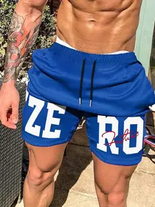 Men's Swim Trunks with Compression Liner, Quick-Dry Swimming Shorts with Pockets, Stylish Sports Swimwear for Beach & Pool