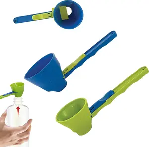 6.99$ 2-in-1 Precision Pro Protein Funnel - High Quality Scoop for Pre Workout, Creatine, Protein Powder, Formula,Smoothie, Kitchen Utensils Blue Food Plastic food scale