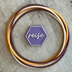 “It’s The Tamales for Me” / Silicone Stacking Bracelets / Specialty Collection Stack / Multi-Colored