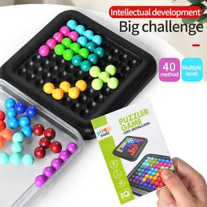 IQ Puzzler Pro, Board Game, Smart Magic Beads, Intelligent Logical Reasoning Training, Gift for Ages 6+