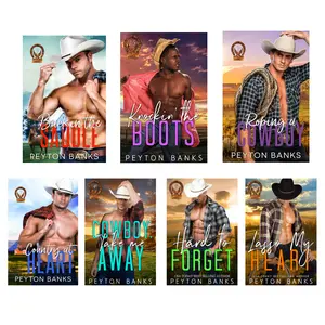 Blazing Eagle Ranch Books 1-6 by Peyton Banks - Small Town Cowboy Romance Series, Signed Paperback Set