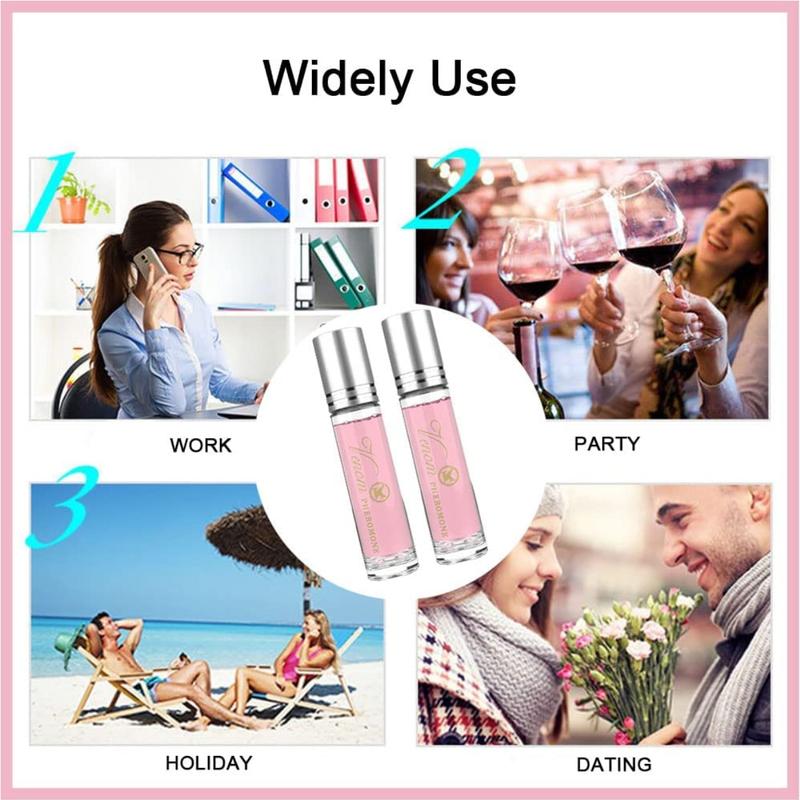 Multi Pack 10ml Rollerball Pheromone Perfume for Women | Floral Fruity & Fresh Aquatic Scent | Seductive Fragrance, Enhanced Attraction Formula | Daily Use Luxury EDP, Perfect Travel Size | Ideal Birthday & Christmas Gift for Her, Elegant Personal Perfume