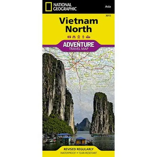 Vietnam North Map -- National Geographic Maps - Adventure, Sheet Map, Folded