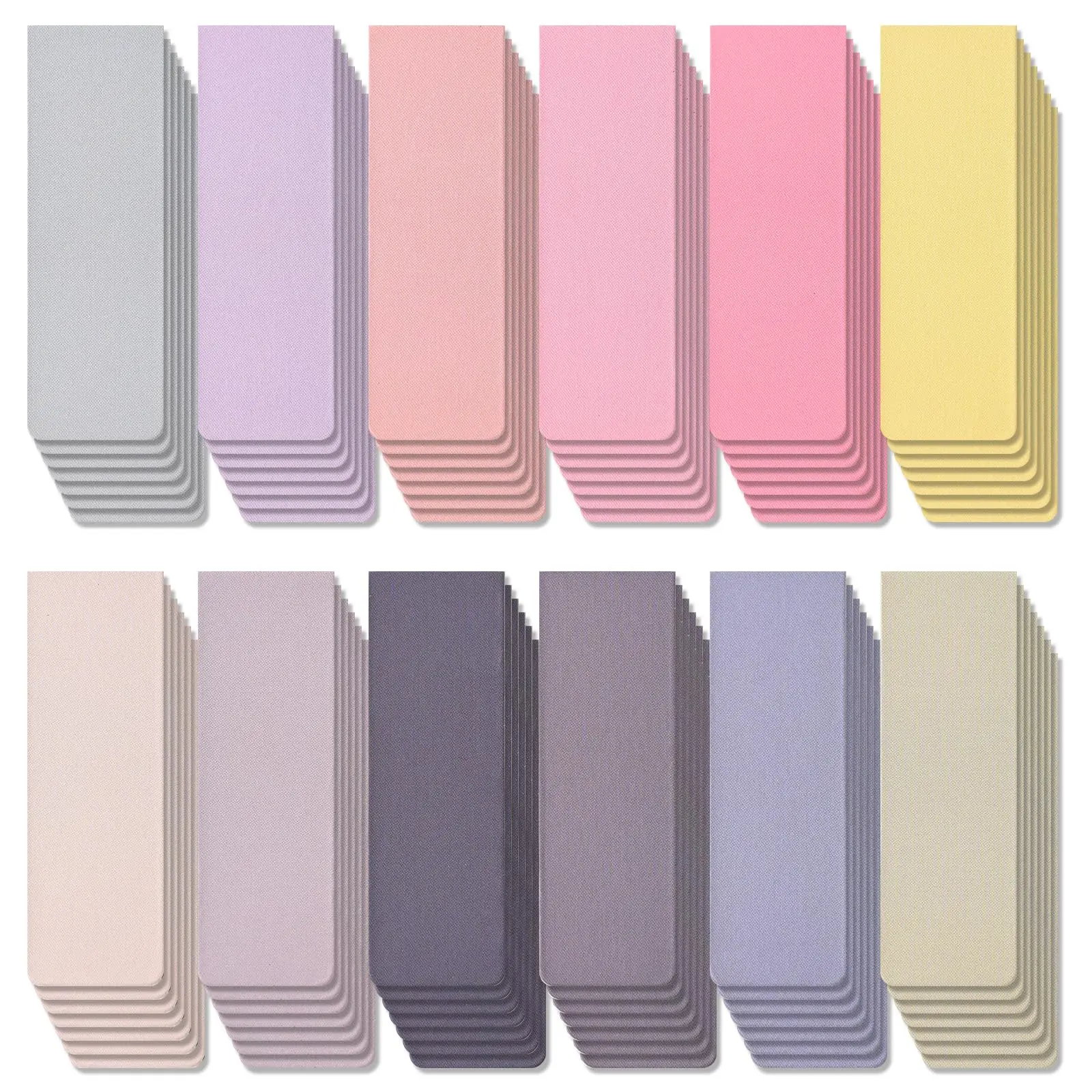 84PCS Magnetic Bookmarks Book Mark, 12 Colors Magnet Bookmark Clips Bulk, Cute Gifts Book Marks for Reading Women Men, Bookmarks for Book Lovers