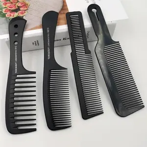Hair Styling Comb Set, 4 Counts/set Anti-static Wide Tooth Combs, Professional Hair Styling Brushes for Salon Barber, Barber Fade Combs, Detangling Hairbrush