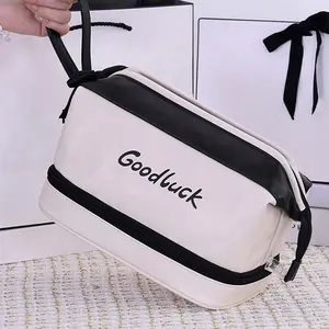 Fashionable Cosmetic Bag with Trendy Design and Spacious Interior for On-the-Go Beauty Essentials and Everyday Use