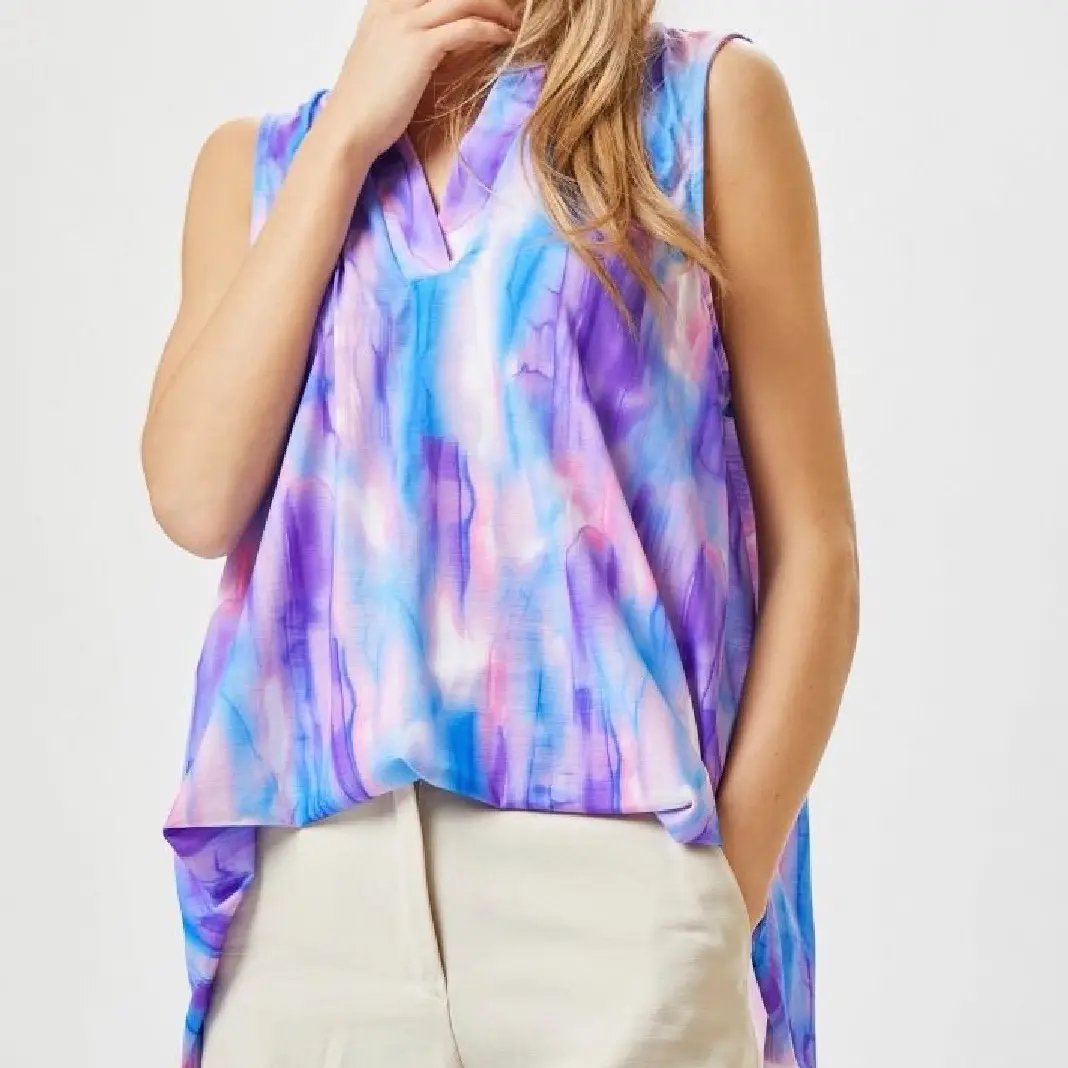 Dear Scarlett Black Friday Tank Top C0027 Lavender Blue