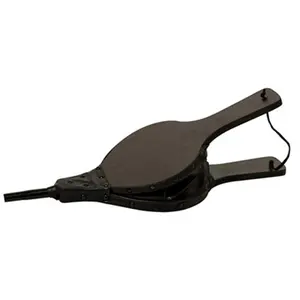 212 MAIN 19 in. Large Dark Finish Wooden Fireplace Bellows, Featuring a Black Metal Tip
