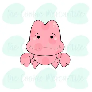 Little Mermaid Crab - Cookie Cutter