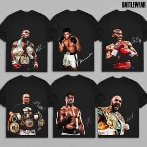 Boxing Fighters Collection Tee, Boxing Fighters Tshirt Boxing Fan, Boxing Champion Sports Shirt, Gift for Him Gift for Her
