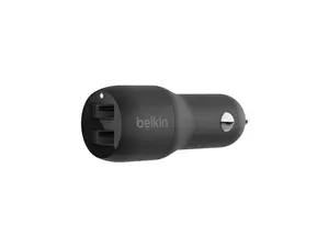 DUAL USB-A CAR CHARGER 12W X2 BLK DUAL USB-A CAR CHARGER 12W X2 BLK