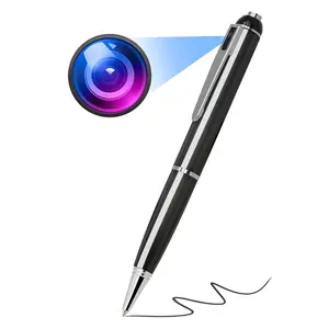 1080P Nanny Camera Pen, 64G Body Camera, Hidden camera,Rechargeable Portable Pocket Cam, Security Cameras for Business & Learning