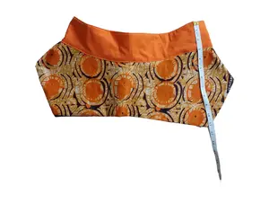 Handmade african print peplum belt